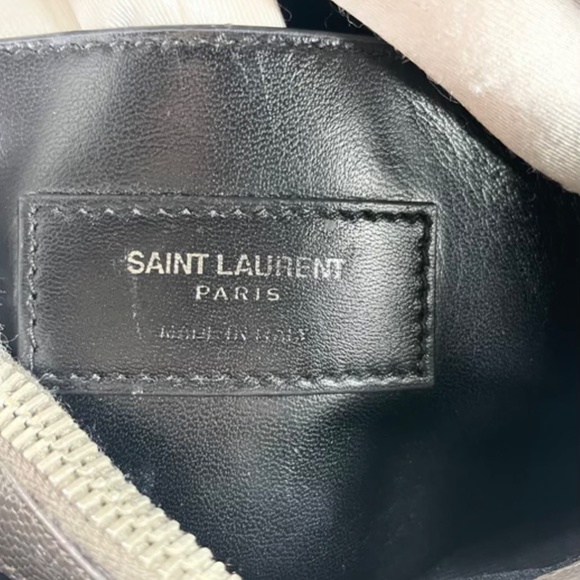 Saint laurent grey grain de poudre small crossbody/shoulder bag. - Picture 10 of 13